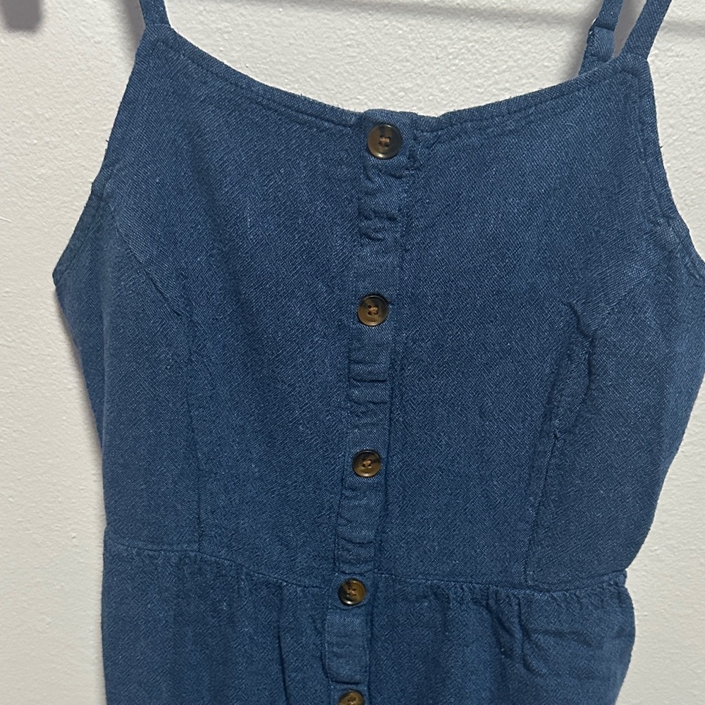 Old Navy Blue Denim style Midi Dress - Picture 3 of 7